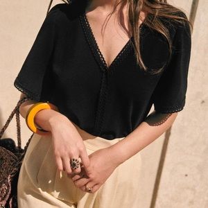 sezane tina blouse